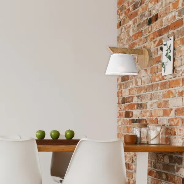 Fali lámpa ANTONIO 1xE14/40W/230V tölgy