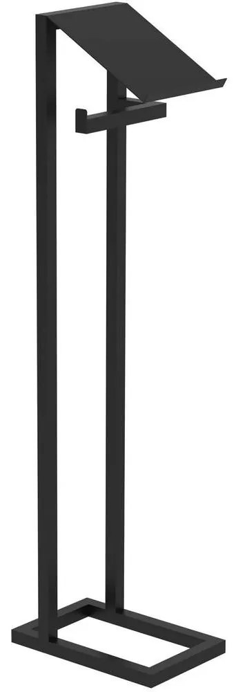 WC-papír tartó 71x20 cm fekete