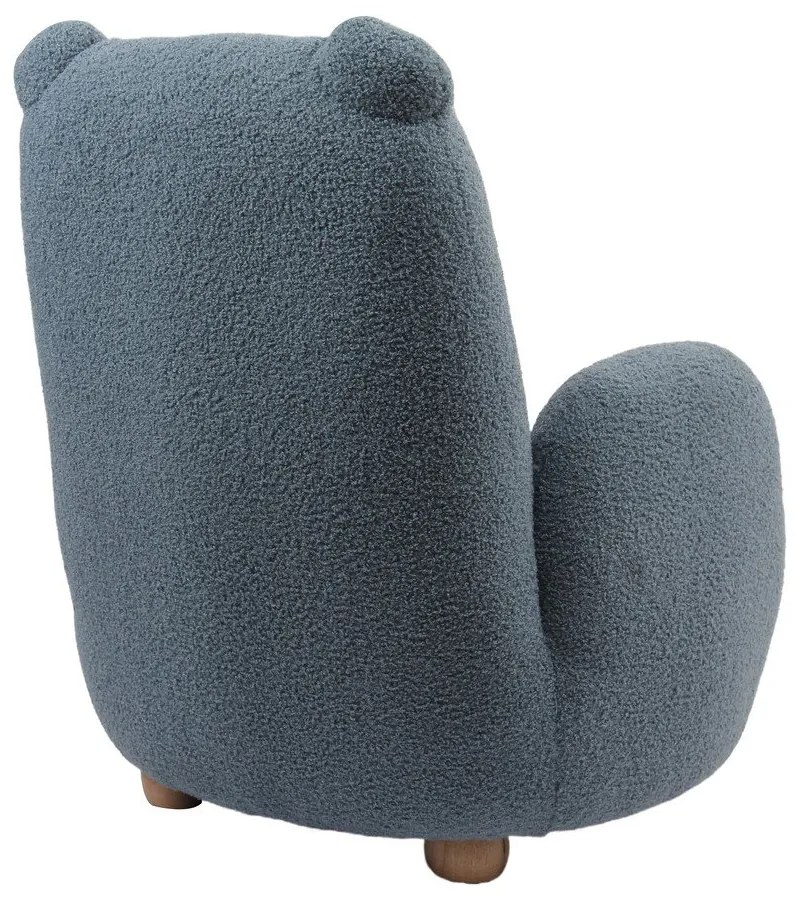 Kék buklé gyerek fotel Rocky – Vipack