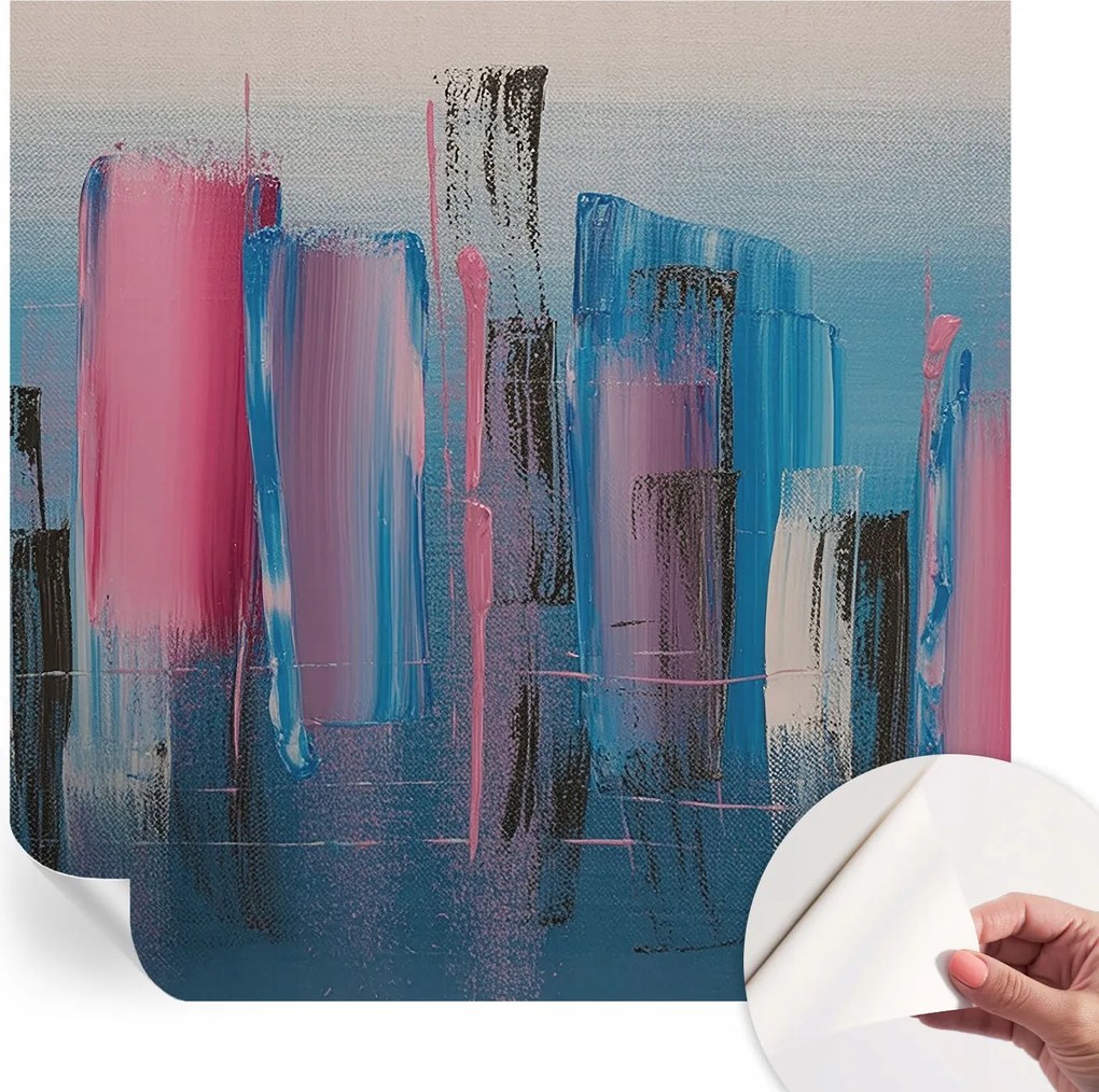 Dekoratív öntapadós fotótapéta Hálószobába Absztrakt csíkok 250x250