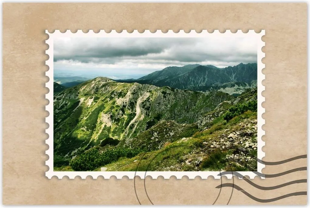 Poszterek 60x40 Tátra Lengyel hegyek Kilátás