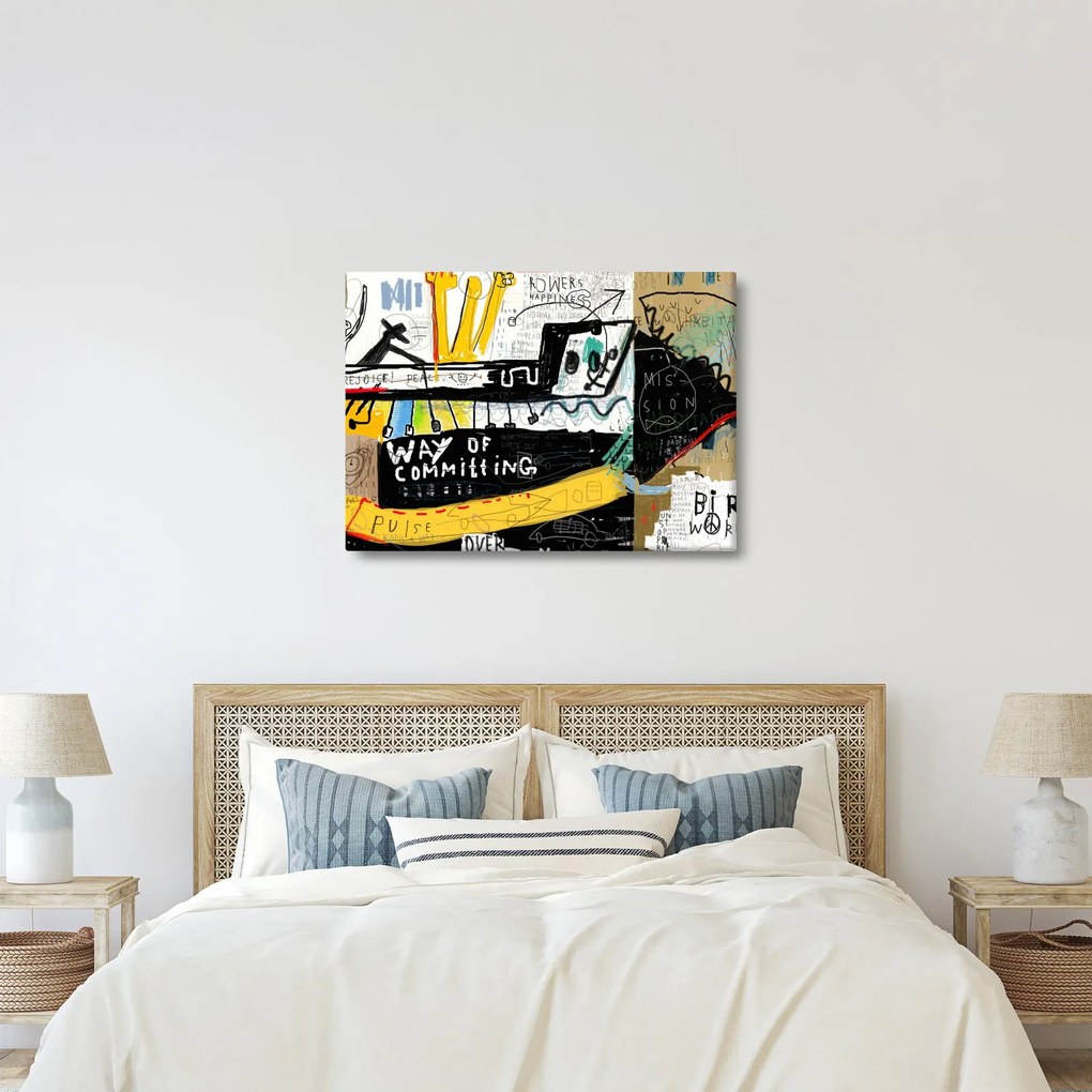 Festmény - Graffiti (70x50 cm)