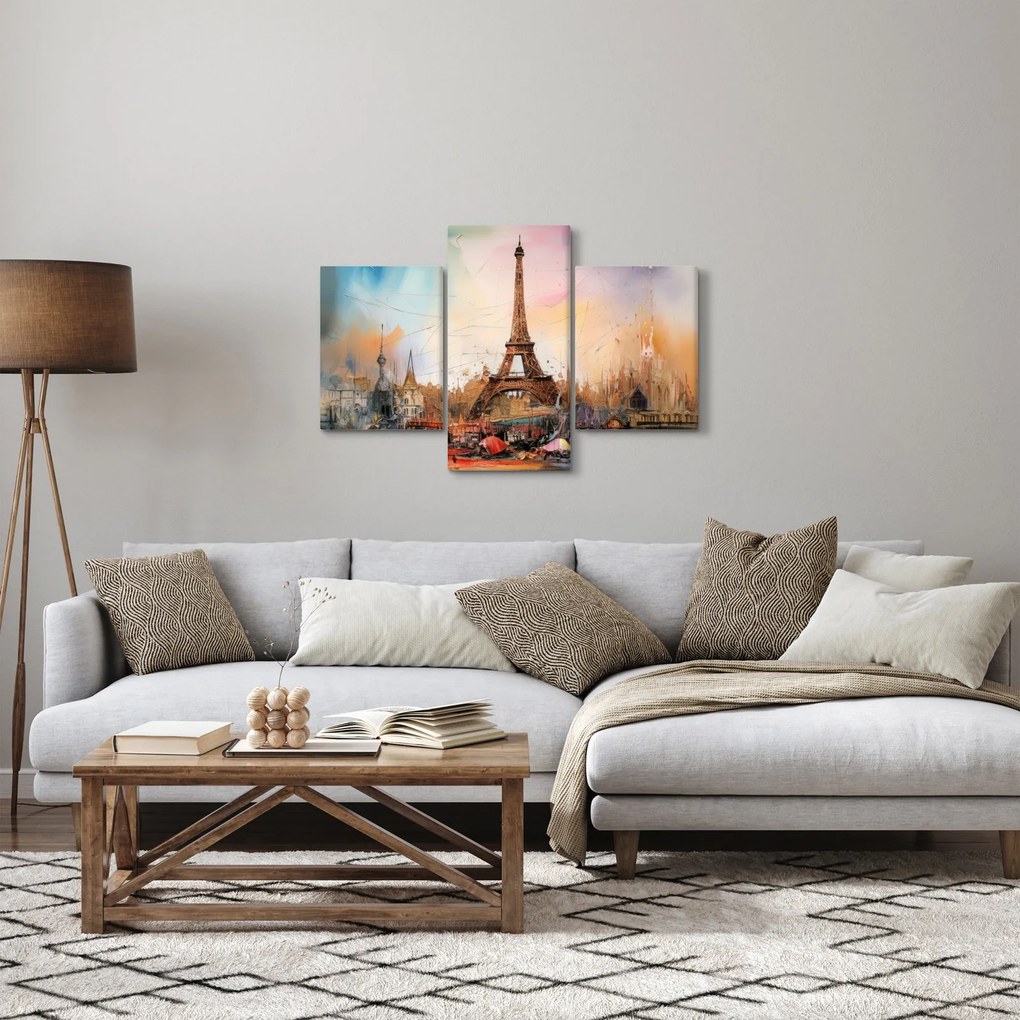 Kép - Az Eiffel-torony festménye (90x60 cm)