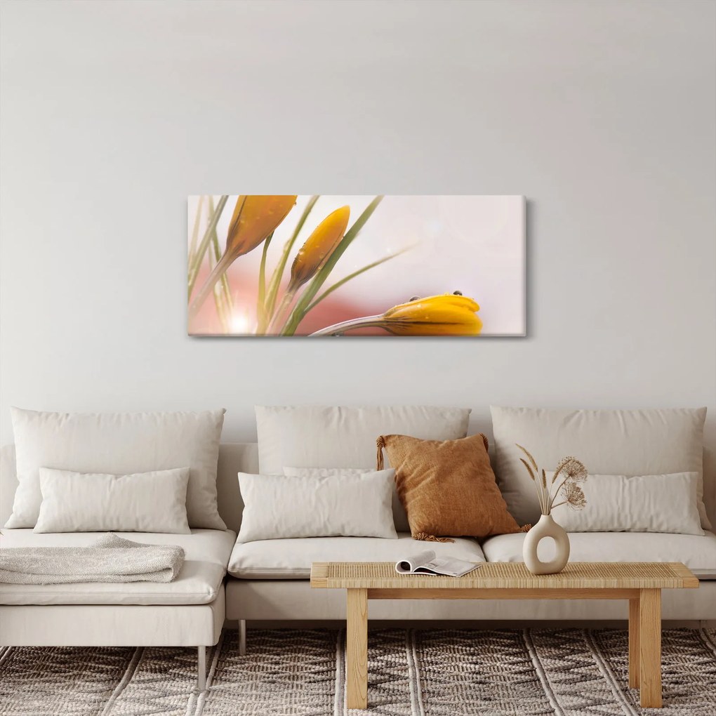 Kép - Tavaszi virágok (120x50 cm)