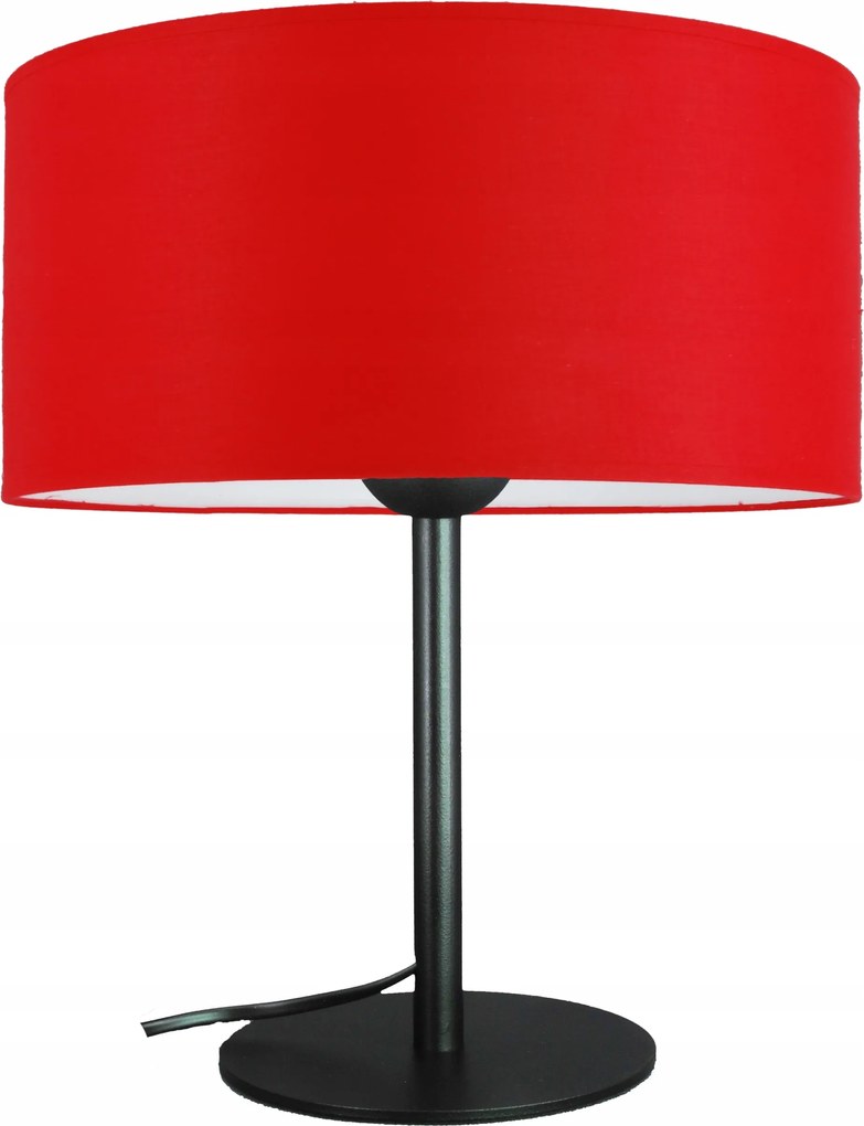 Modern éjjeli lámpa, asztali modern lámpabúra 30cm piros Led