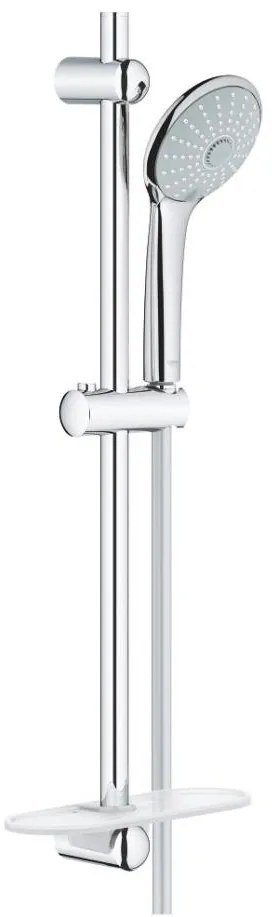 GROHE 27231001 - EUPHORIA 600 mm-es zuhanyszett, fényes króm