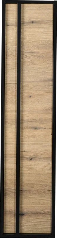 Piramida EURIDIKA OLIVA - FEKETE BETA fali fürdőszobai - ÁLLÓSZEKRÉNY - 35 x 150 x 30 cm