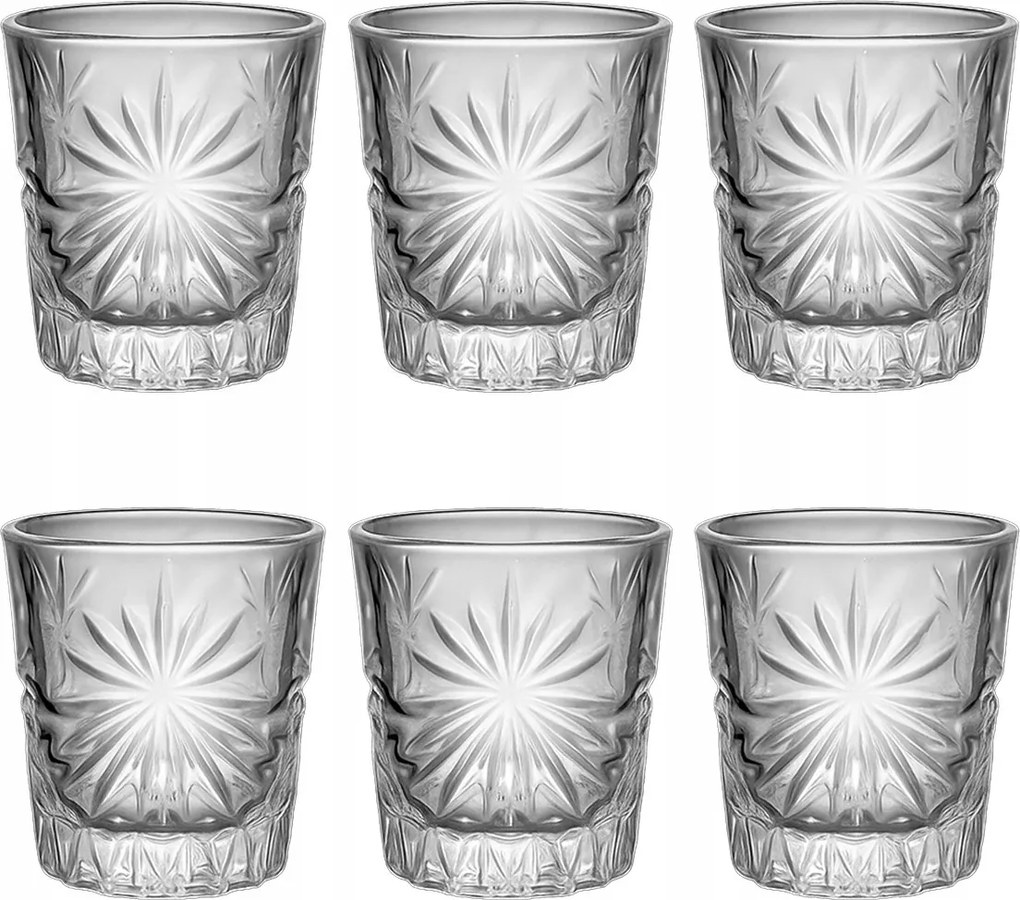 Vodka tinktúrás pohár Festa Italia Lucilla színtelen 50ml 6 db