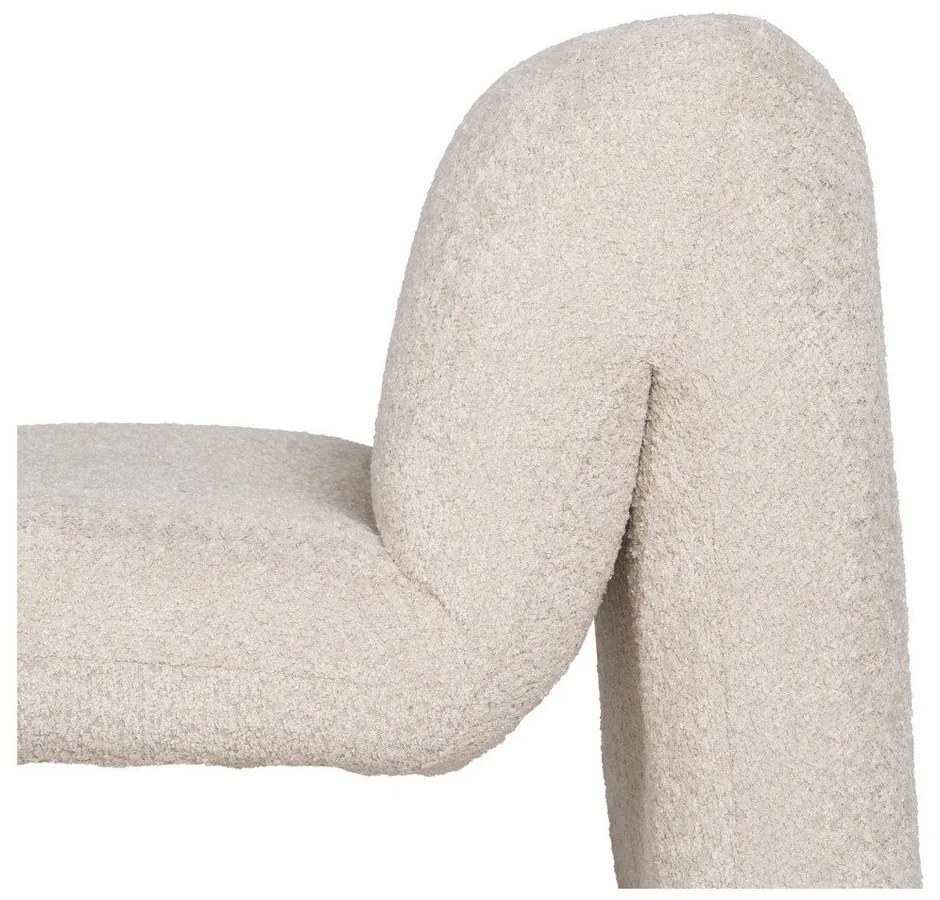 Bézs buklé fotel – Ixia