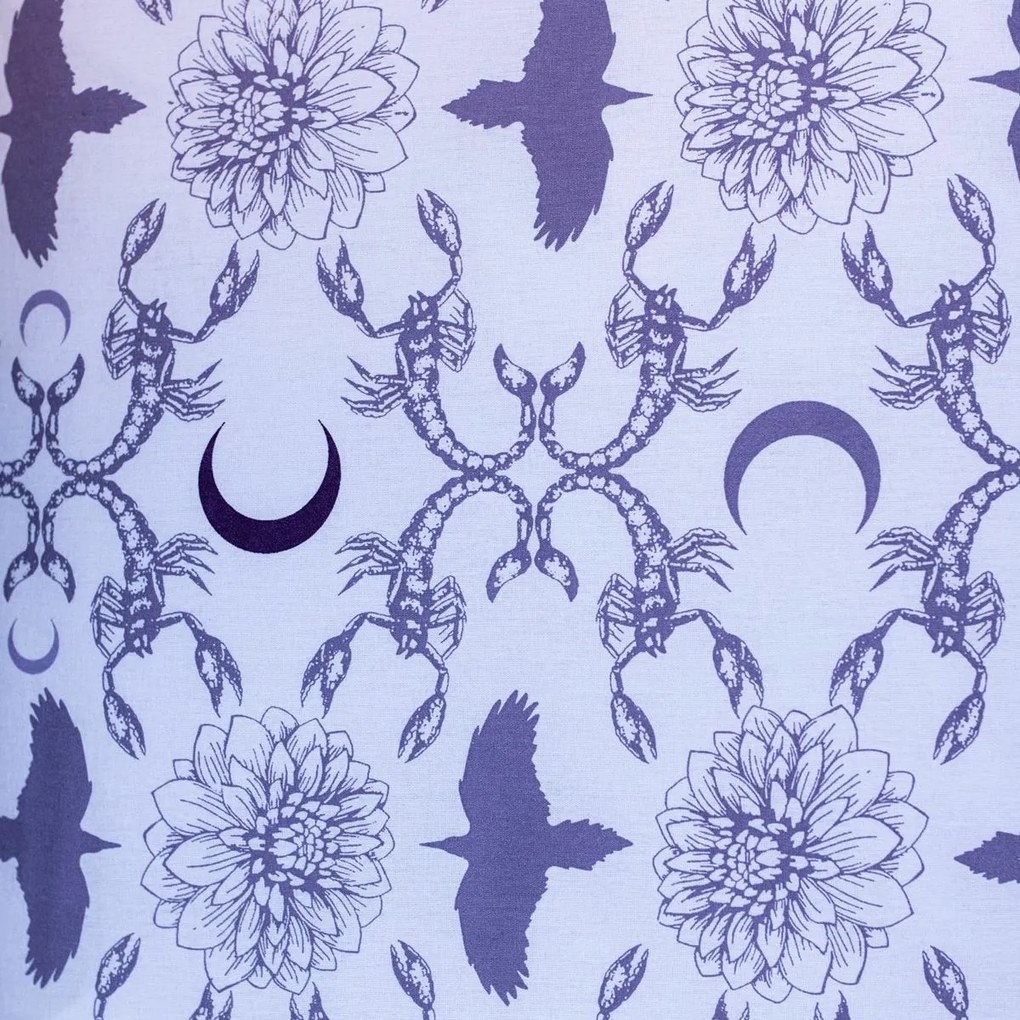 Jerry Fabrics Pamut ágynemű szerda Lila, 140 x 200cm, 70 x 90 cm, 140 x 200 cm, 70 x 90 cm