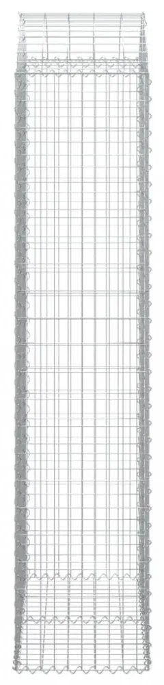 íves horganyzott vas gabion kosár 100x50x220/240 cm