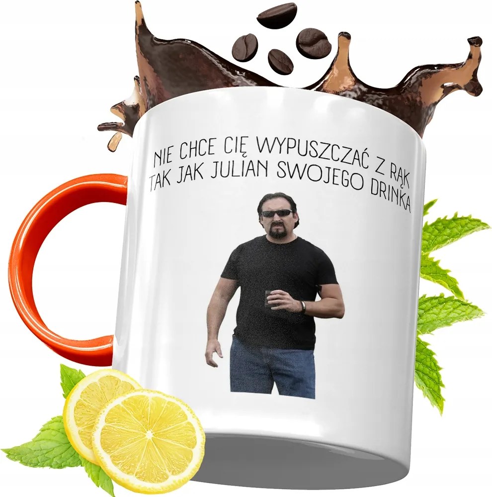 Narancssárga Bögre Fiúnak Tökéletes Ajándék fényképes nyomattal