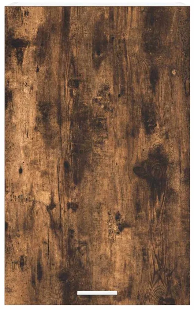 Függő szekrény Riga Füstölt tölgy és fehér 50 x 31 x 80 cm