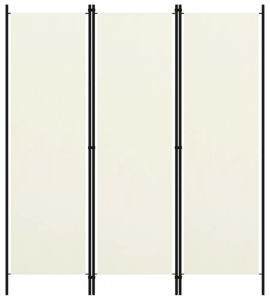 fehér 3 paneles paraván 150 x 180 cm