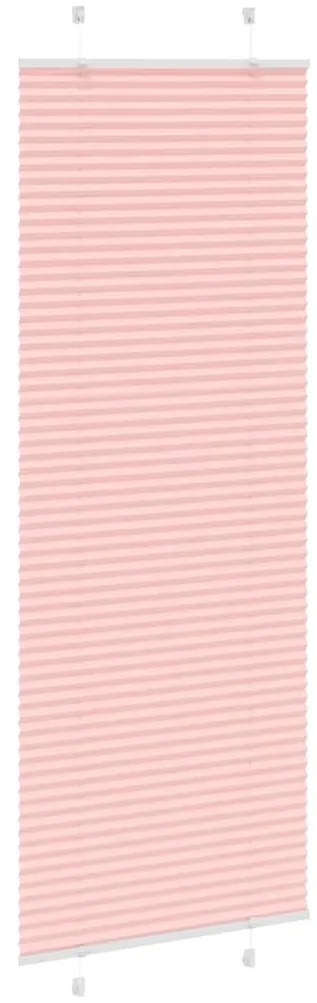 pliszírozott redőny rózsaszín 80x200 cm szövetszélesség 79,4 cm
