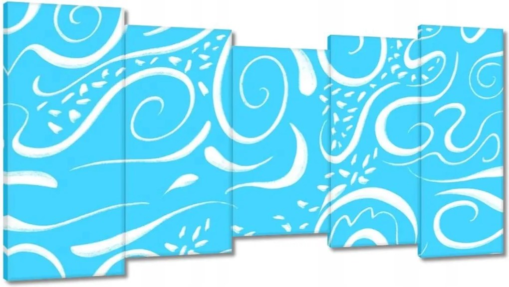 Vászonkép 150x80 Kék foltok