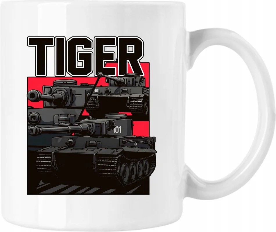 Tank bögre Tiger 1 Rajongóknak Fehér 330ml