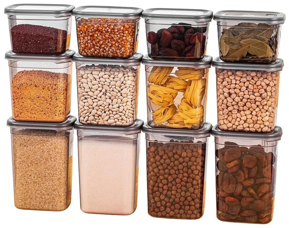 Élelmiszertartó doboz szett 12 db-os Fresco – Hermia