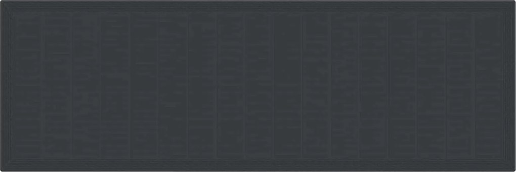 vidaXL Kert étkező szett 13 pcs Antracit Műanyag