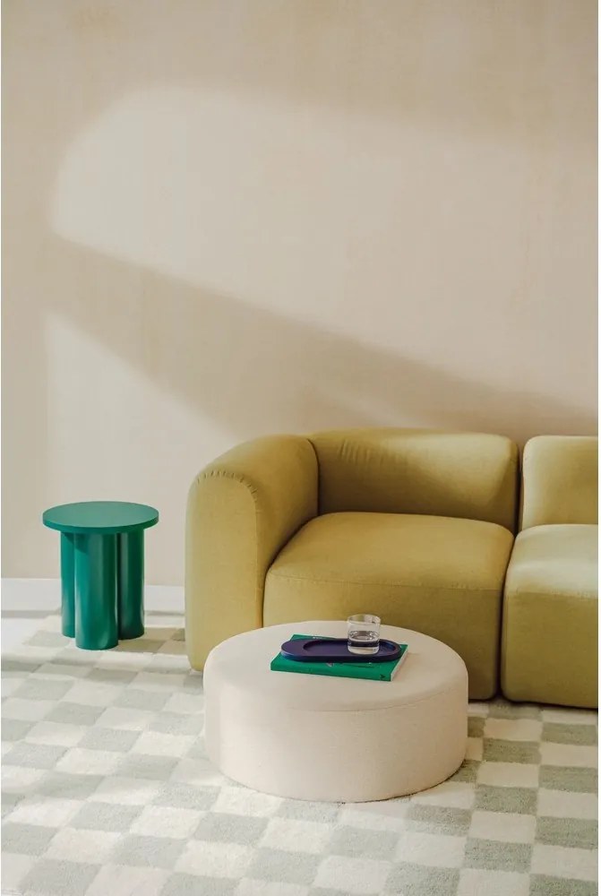 Bézs puff Folk – noo.ma