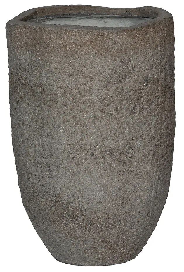Pottery Pots Virágcserép Mt. Hayes, szürke diorit, többféle méretben - Fazekas edények méret: XS - ⌀ 27, óra. 40 cm