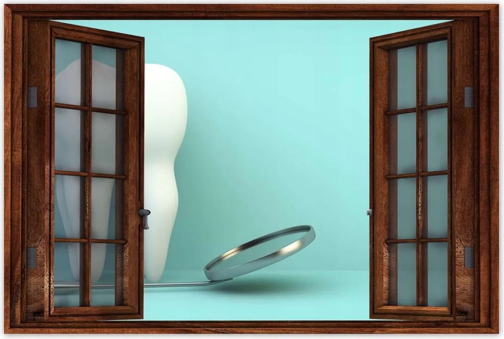 Poszterek 120x80 Fogászati tükör