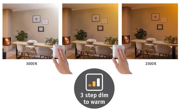 Paulmann 79798 - LED/16W Mennyezeti lámpa CARPO 230V 2300/2500/3000K