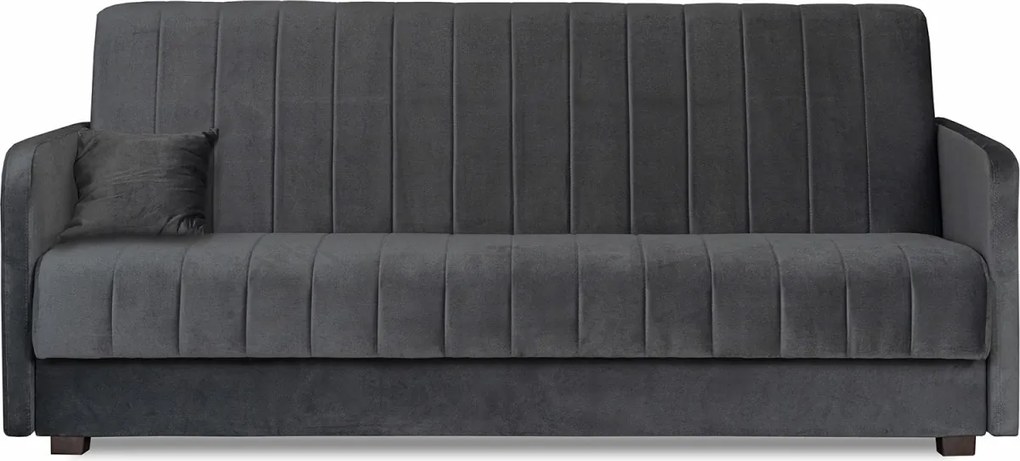 2 db-os szett, ágyazható kanapé szürke színben PORTO