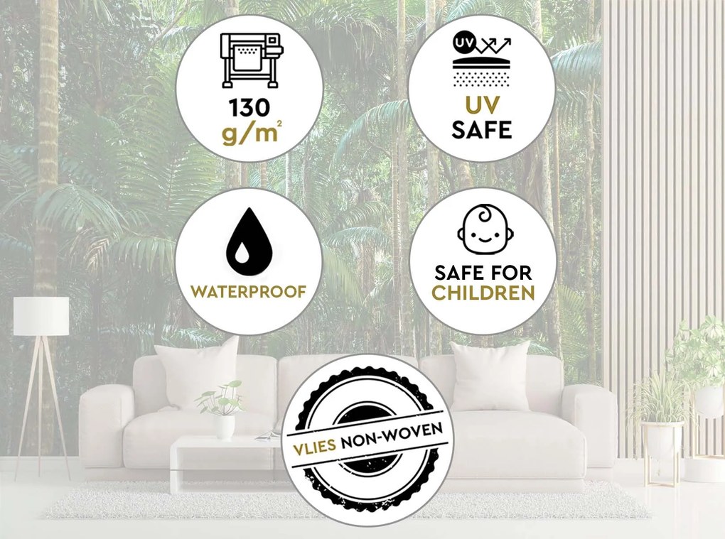 Gario Fotótapéta Magas pálmafák Anyag: Vlies, Méret: 350 x 245 cm