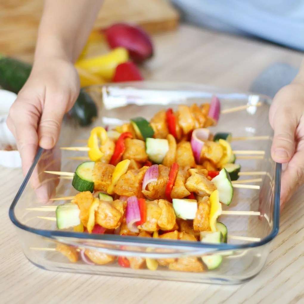 Pyrex üveg sütőtál 3,7 l, 40 x 27 x 6 cm, M