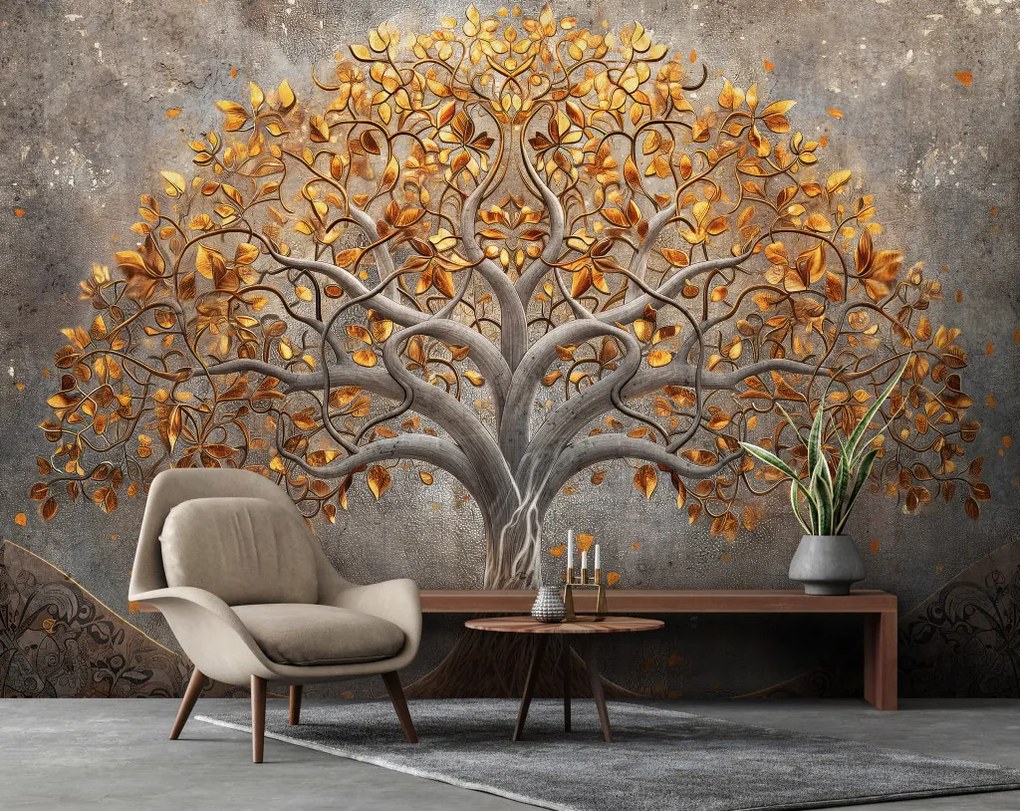 Életfa poszter, fotótapéta, Vlies (368 x 254 cm)