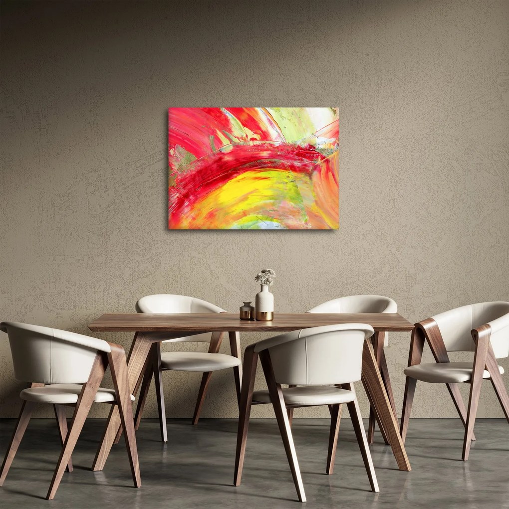 Absztrakció kép - festmény (70x50 cm)