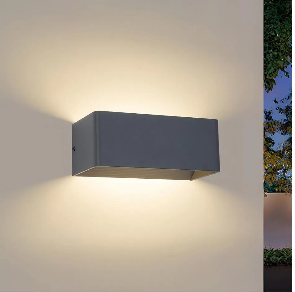 Brilagi - LED kültéri fali lámpa DONNANI LED/7W/230V 20 cm antracit IP44