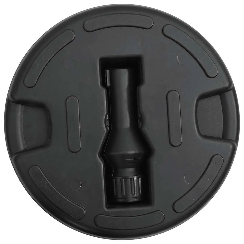 homokkal vagy vízzel tölthető fekete napernyőtalp 15 L