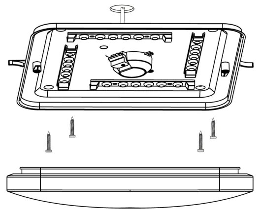 Eglo 97882 - LED mennyezeti lámpa FRANIA-S LED/14,6W/230V