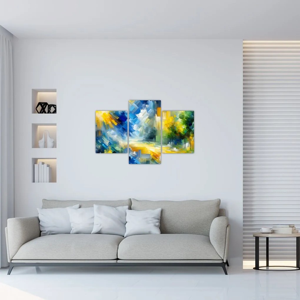 Kép - Absztrakt napos nap (90x60 cm)