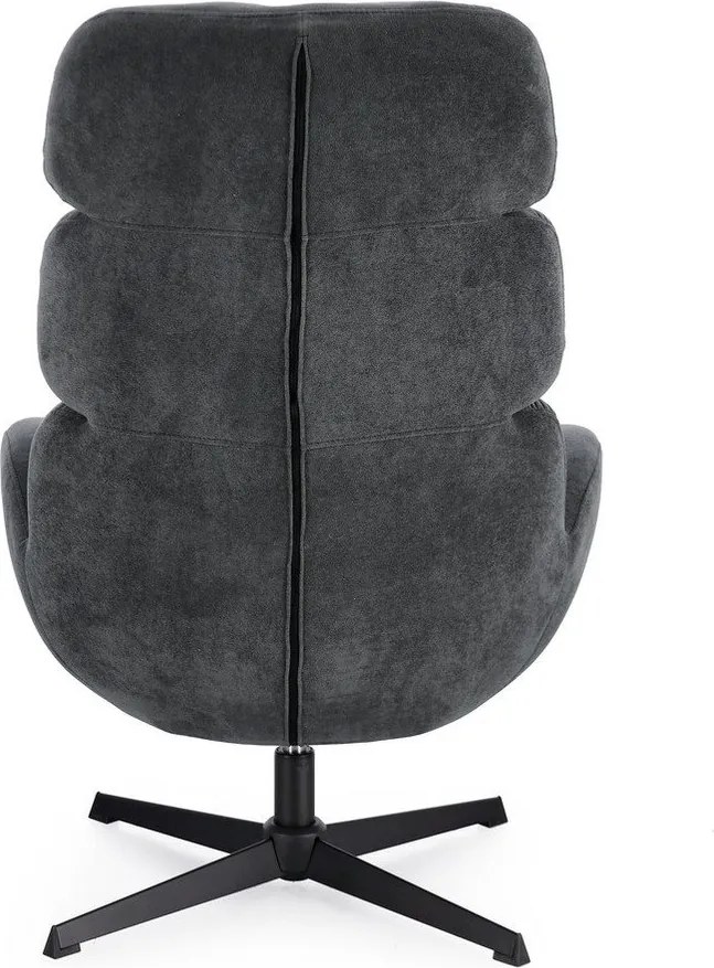 Fekete forgó fotel Violante – Bizzotto