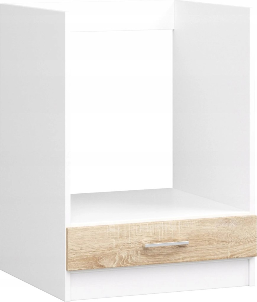 Sütőszekrény Lima S 60cm Ku fehér-sonoma Akd