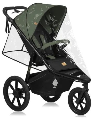 Lionelo - Babakocsi AZURA fekete/zöld