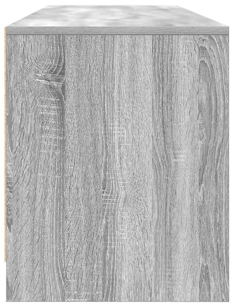szürke sonoma színű szerelt fa TV-szekrény 188,5x41x50 cm
