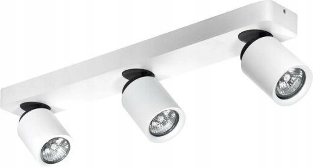 Mennyezeti és fali spotlámpa AZzardo Tomi 3 fehér/szürke AZ0664 GU10 3x