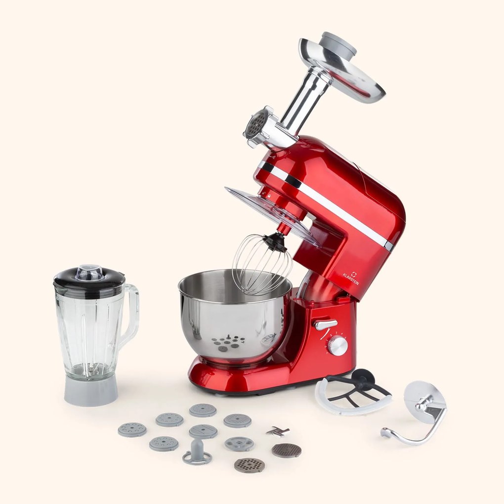 Lucia Elegance, konyhai robotgép, mixer, húsdaráló, 2000 W, BPA mentes