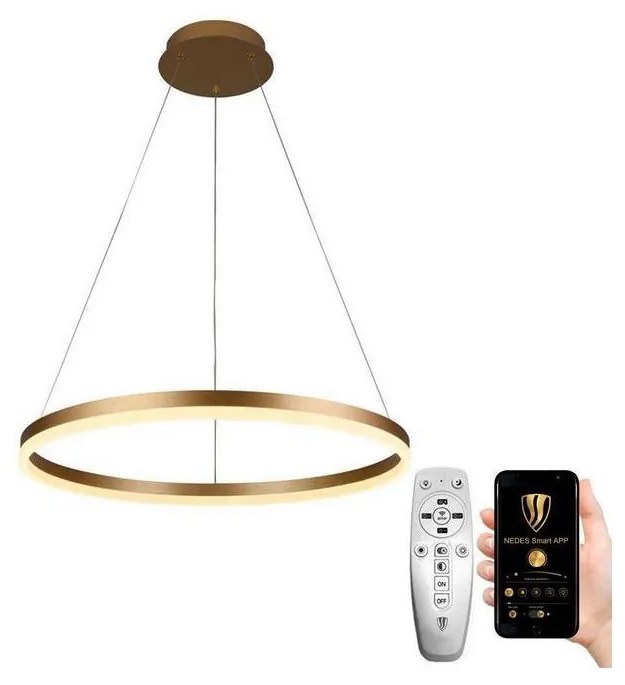 NEDES LED Dimmelhető csillár zsinóron LED/42W/230V 3000-6500K + távirányító ND3436