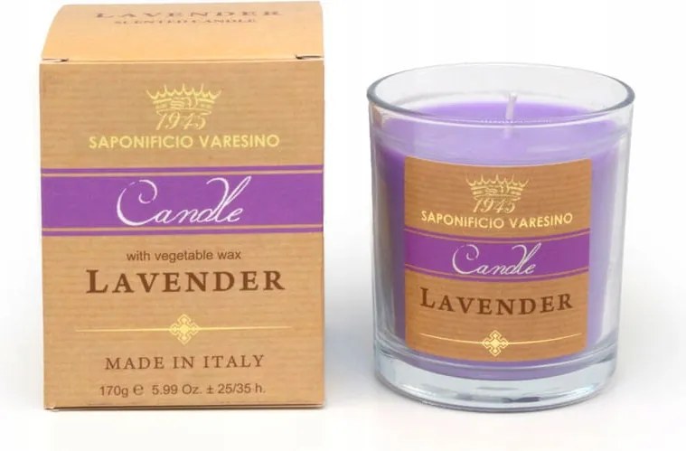 Saponificio Varesino illatgyertya Levendula 170g