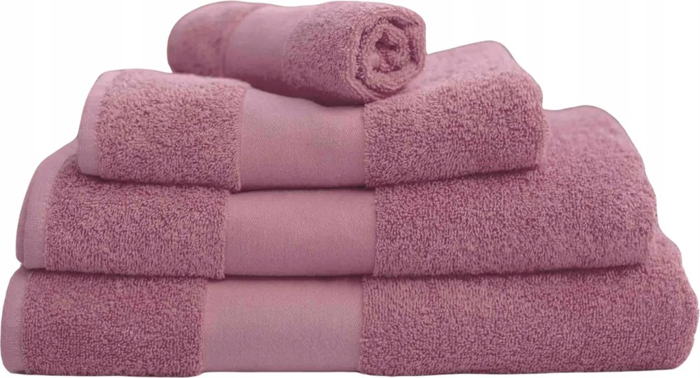 Frottír törölköző Pamut 450g 50 Szín 30x50 Rózsaszín Magnólia