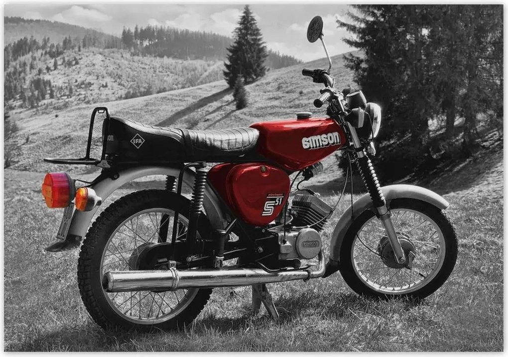Fotótapéta 416x290 Piros Simson S51 E