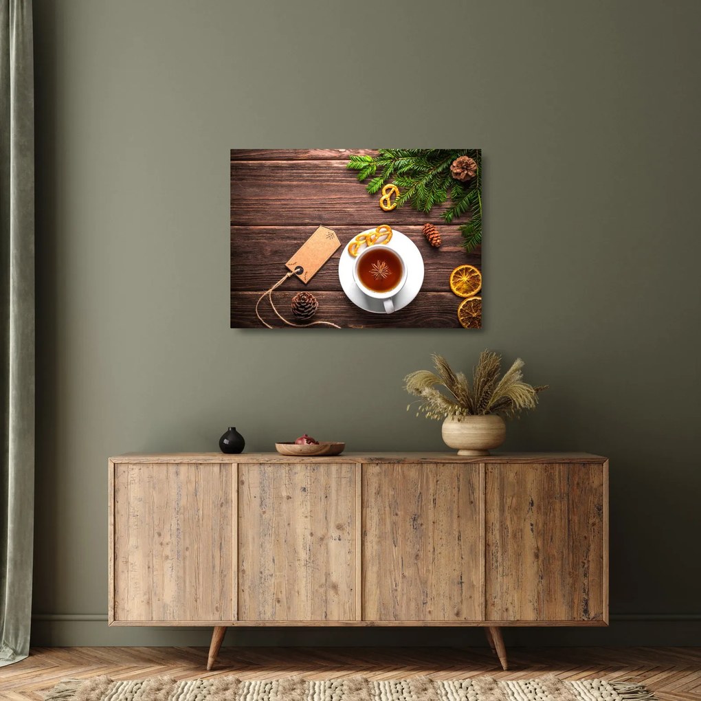 Kép - bögre és dekoráció (üvegen) (70x50 cm)