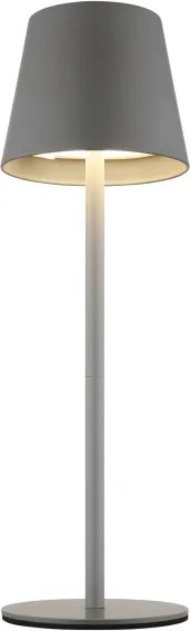 Globo 58488G-LED Dimmelhető érintéses tölthető kültéri asztali lámpa VANNIE 3W/5V IP54 1800mAh szürke