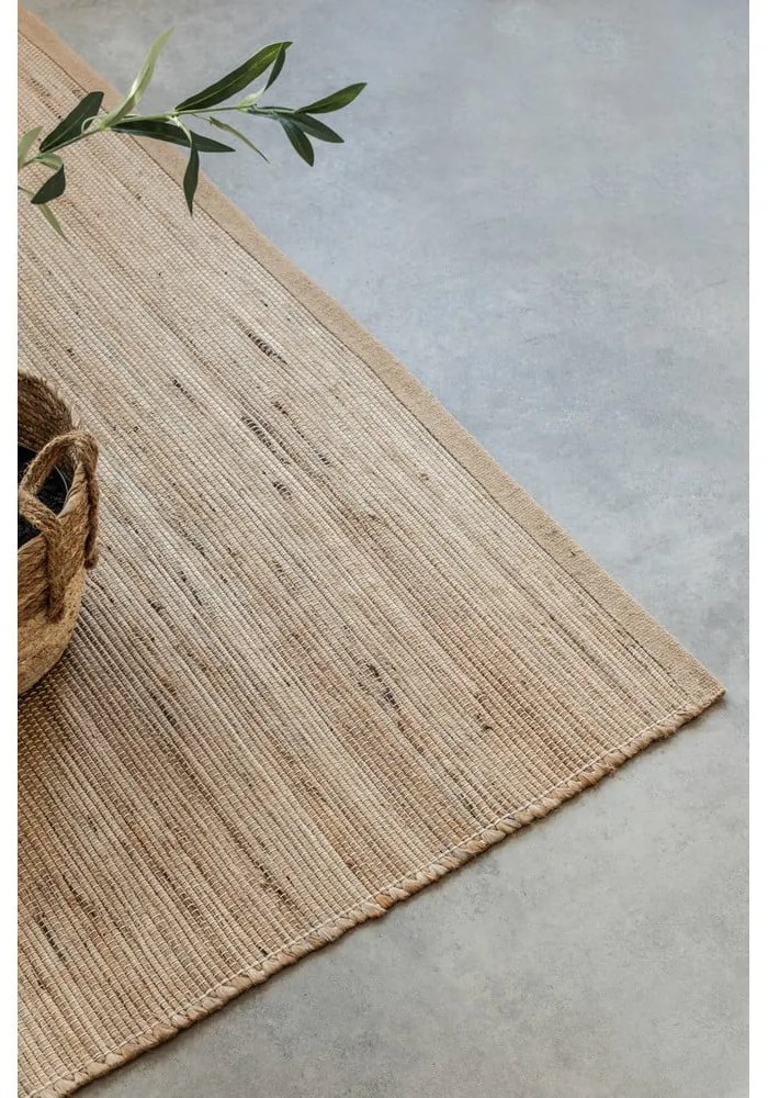 Bézs kétoldalas-kézi szövésű jutakeverék futószőnyeg 80x200 cm Handloom – Hanse Home