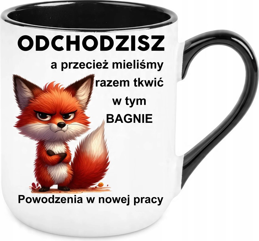 Bögre Elegáns Ajándék Búcsú A Munkától Távozás A Munkából Róka Távozik